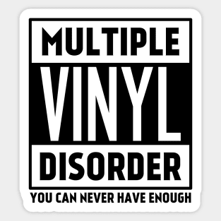 Multiple Vinyl Disorder Sticker